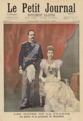 Gasten van Frankrijk: De prins en prinses van Denemarken